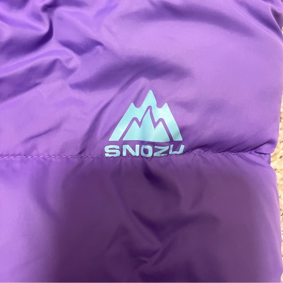 Snozu Purple Puffer Coat, size 6 - Picture 5 of 8